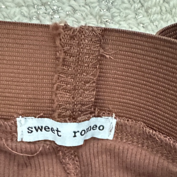 SWEET ROMEO Brown Midi Skirt size XL - Picture 3 of 6